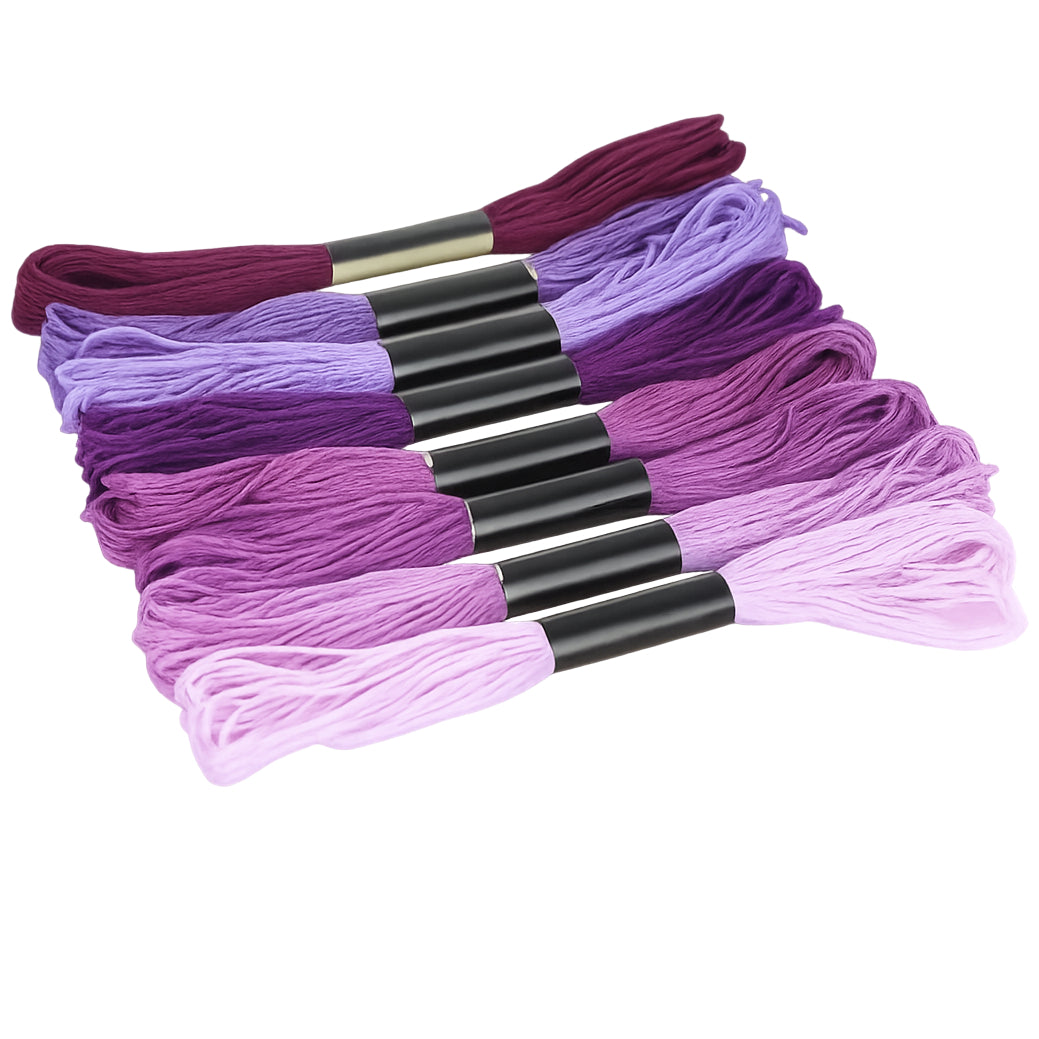 12 Skeins Embroidery Floss 8.5 Yard Thread for Friendship Bracelets Cross Stitch and Craft Projects