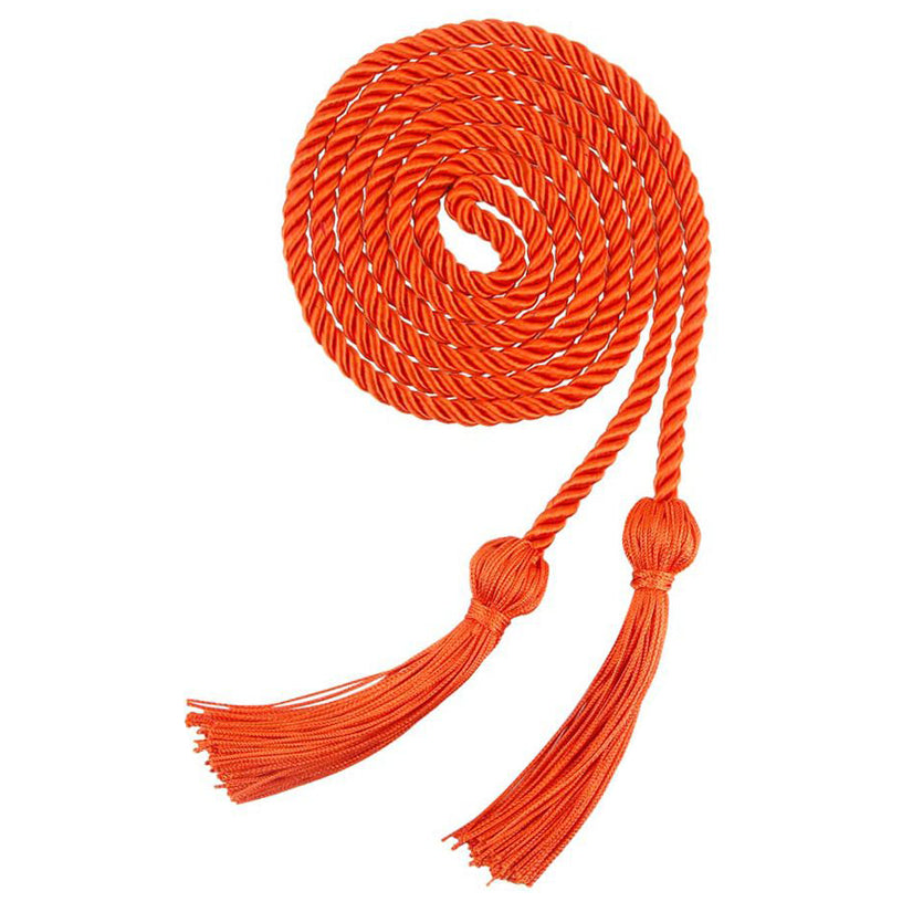 67 Inches Gold Graduation Cords for 2025 Ceremonies Braided Style Honor Tassel Rope