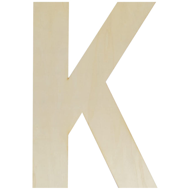 Unfinished Wooden Letter Style Surface for DIY Arts Crafts Home Decor Projects
