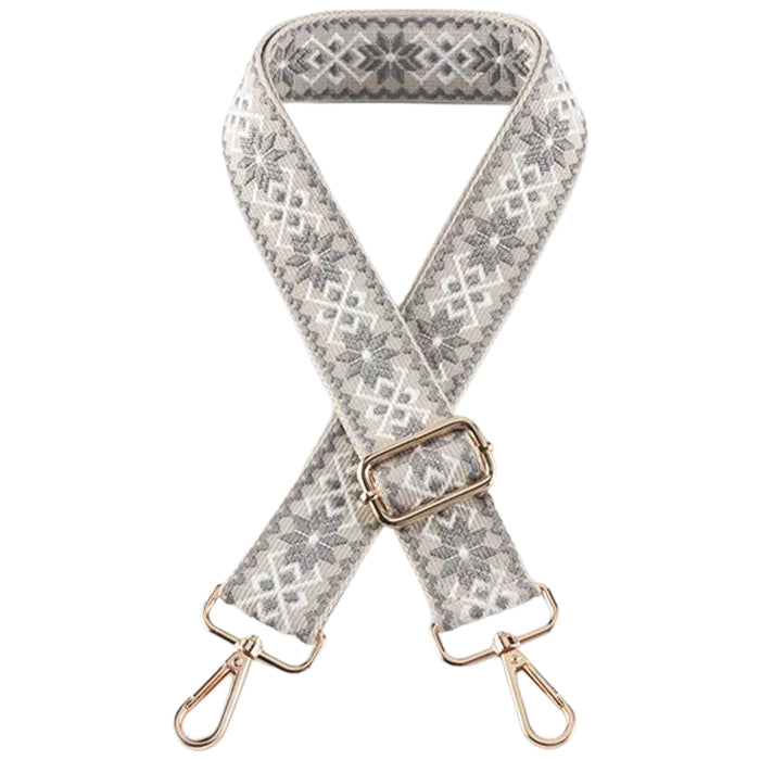 Adjustable 11-Inch Wide Stripe Purse Strap Replacement for Crossbody Handbags and Shoulder Bags