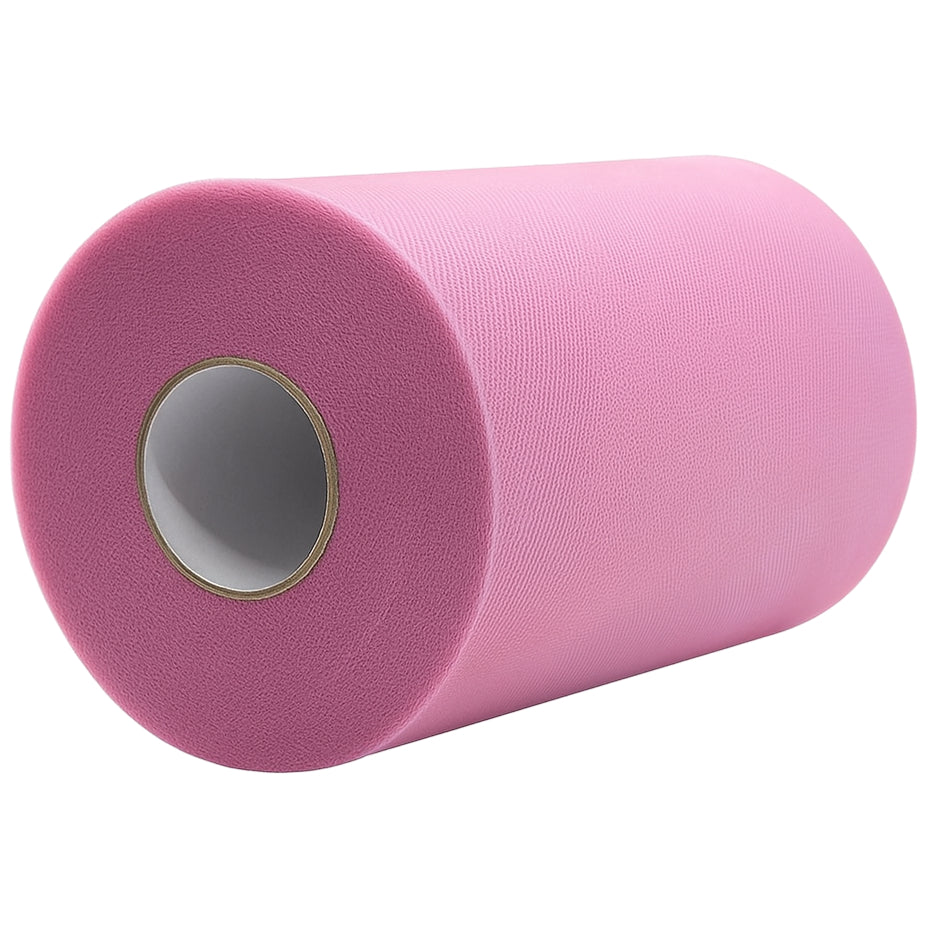 6 Inch x 100 Yards Polyester Tulle Fabric Roll for Crafts, Gift Wrapping & Party Decorations