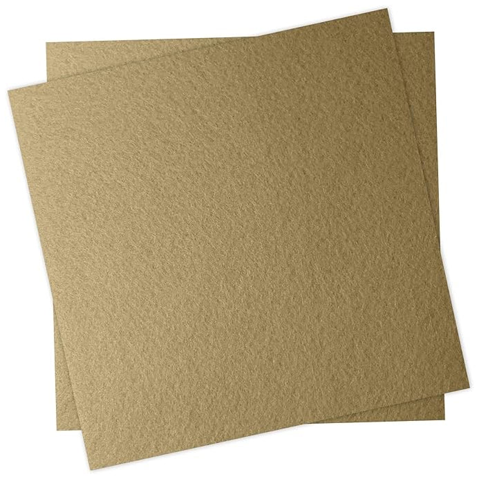 Polyester Felt Fabric Sheets, 12 x 12 Inches, 1 mm Thick for Sewing and Crafts, Pack of 2