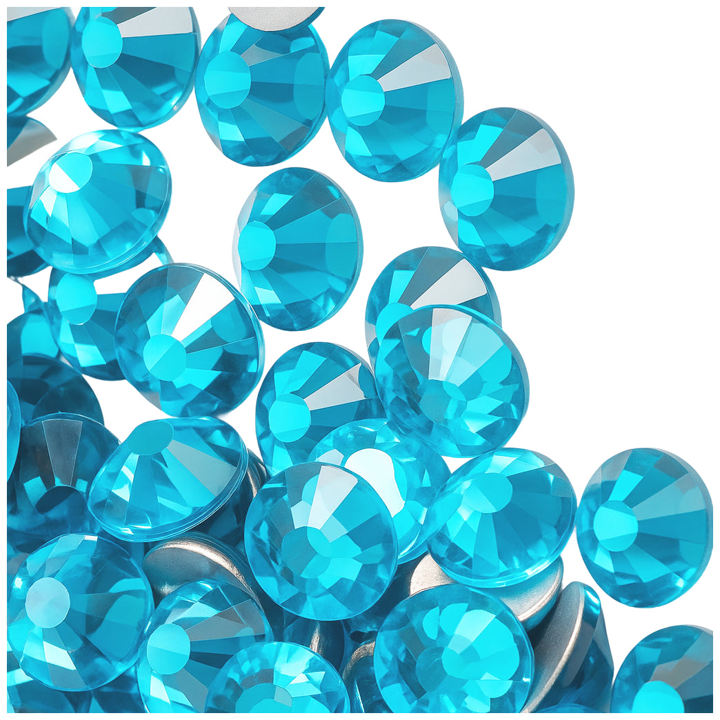 Shiny Hotfix Flatback Glass Rhinestones for Nail Art, Clothing, Crafts, DIY Crystal Decorations