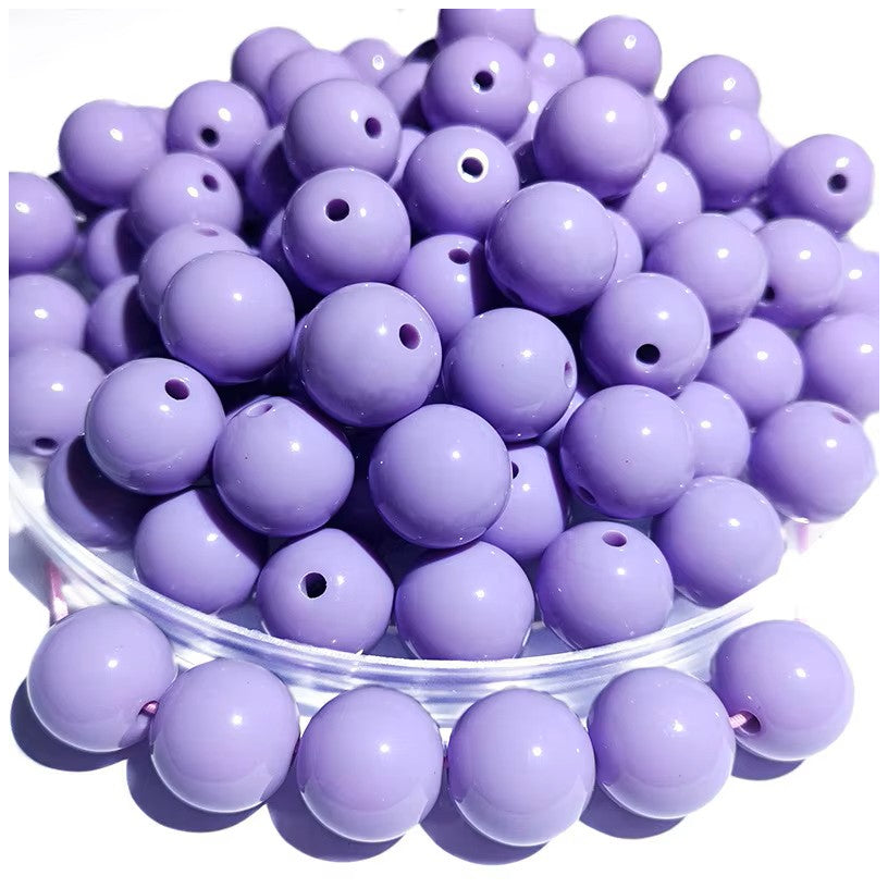 6mm Matte Acrylic Round Beads for Jewelry Making, Bracelets, Necklaces, and DIY Crafts, Pack of 4300