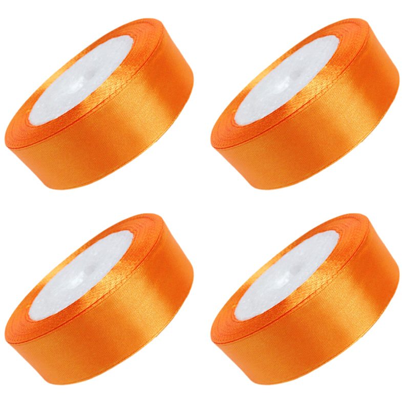 Satin Ribbon 4 Rolls 40 Yards for Gift Wrapping Crafts Weddings and Decorations