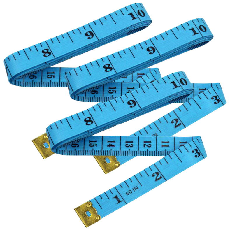 Soft Body Tape Measure for Sewing, Weight Loss, and Medical Use, Pack of 3