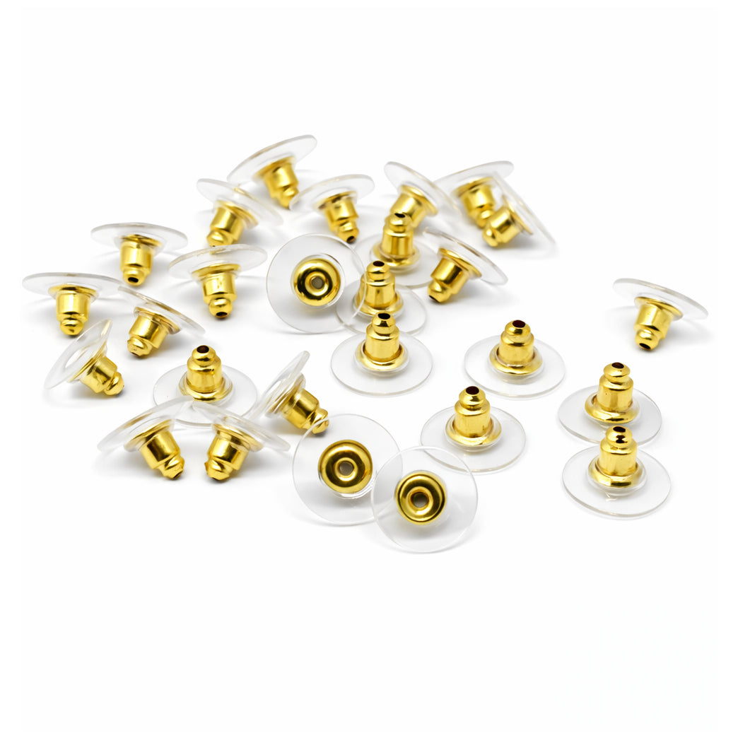 Earring Backs for Droopy Ears Backs Replacements Earring Backs for Heavy Bullet Clutch, Pack of 200