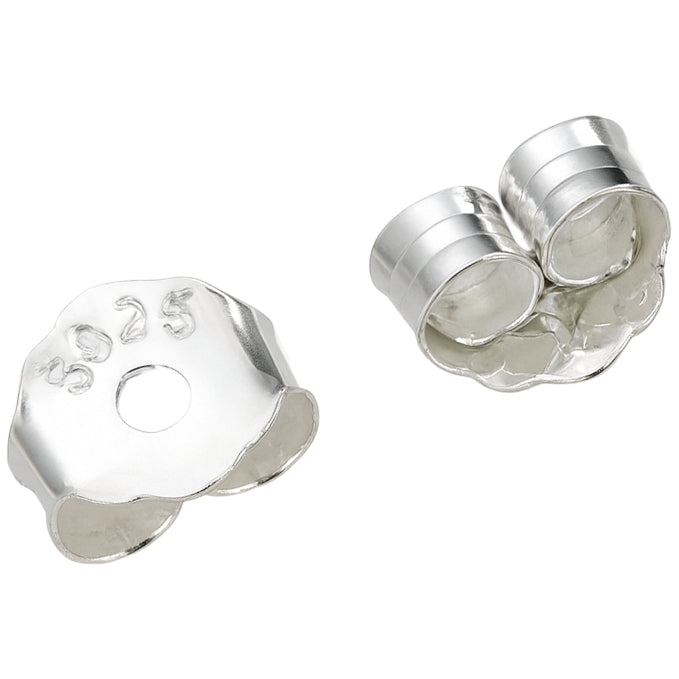 Screw On Earring Backs Pair for Diamond Studs and Threaded Post Jewelry