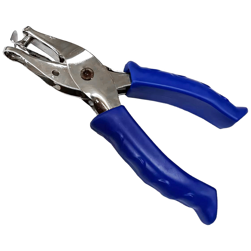 1 Hole 6mm Handheld Metal Paper Punch with Soft Grip for Crafts and Office Use