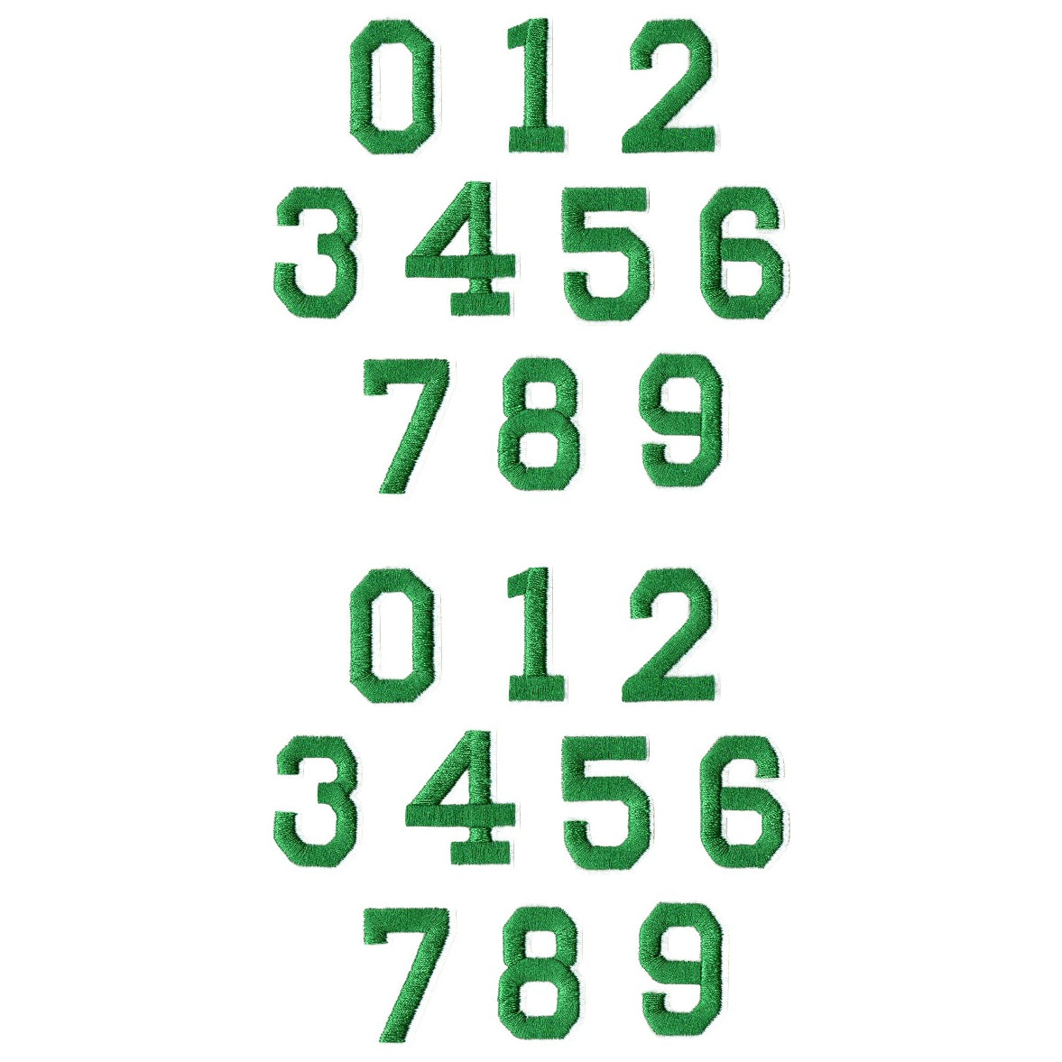 Iron-On Alphabet and Number Embroidered Patches for Clothing, Hats, Jeans, DIY Crafts and Sewing Repairs