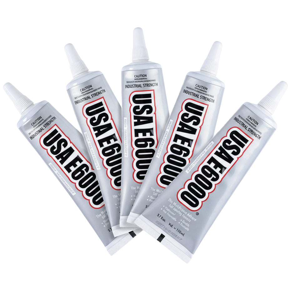 Multipurpose Adhesive 110ml Clear Glue for Fabric Jewelry Wood Glass Metal Plastic DIY Crafts Repair Projects