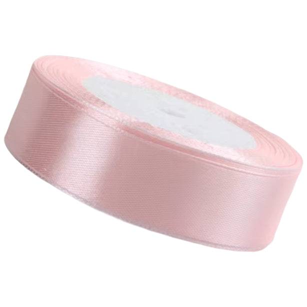 Single Face Polyester Satin Ribbon 1 Inch 25 Yards Solid Fabric for Gift Wrapping Bows and Decor