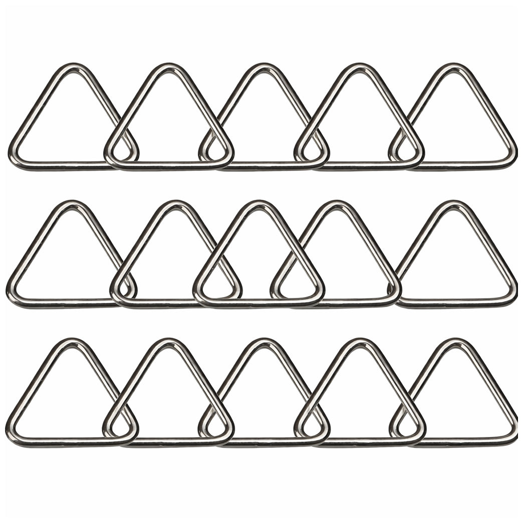 Heavy Duty Stainless Steel D Ring Welded Solid for Dog Collars Straps and Camping Gear