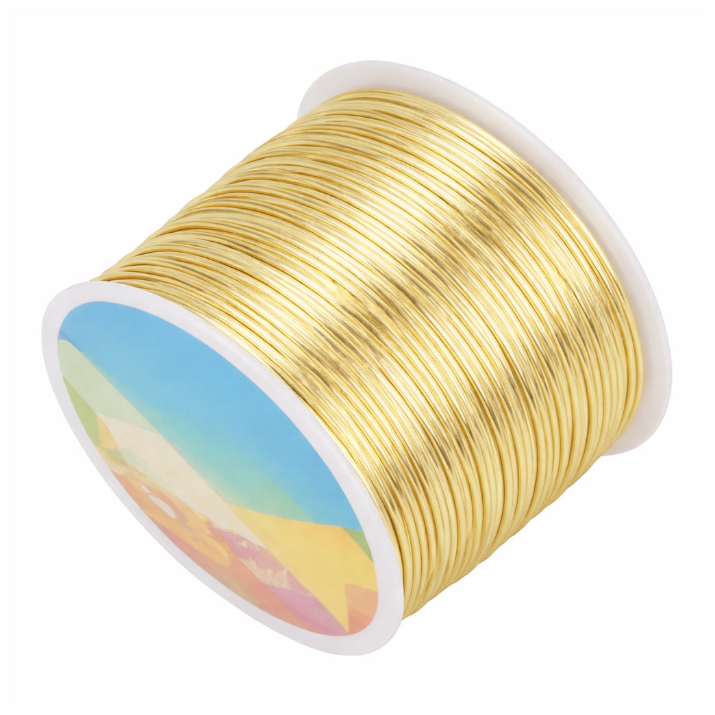 Copper Wire 328 Feet Tarnish Resistant Jewelry Wire for Beading Wrapping and DIY Crafts