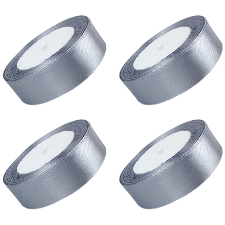 Satin Ribbon 4 Rolls 40 Yards for Gift Wrapping Crafts Weddings and Decorations