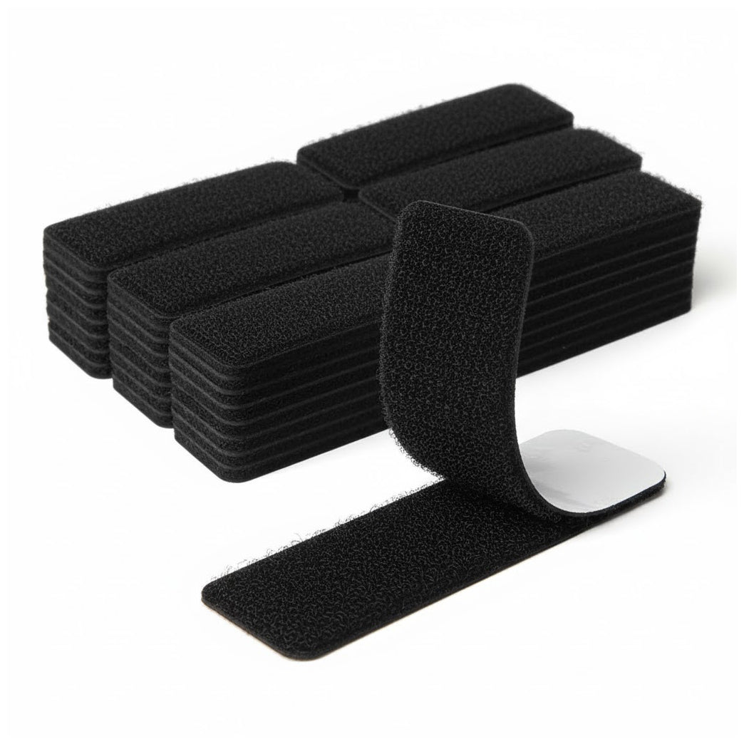Heavy Duty Nylon Hook and Loop Adhesive Strips Strong Grip Interlocking Tape for Sewing Crafts Diy Walls