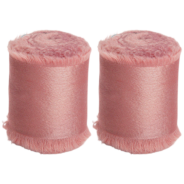 1.5 Inch Silk Satin Ribbon 10 Yards for Gift Wrapping and Wedding Decorations, Pack of 2