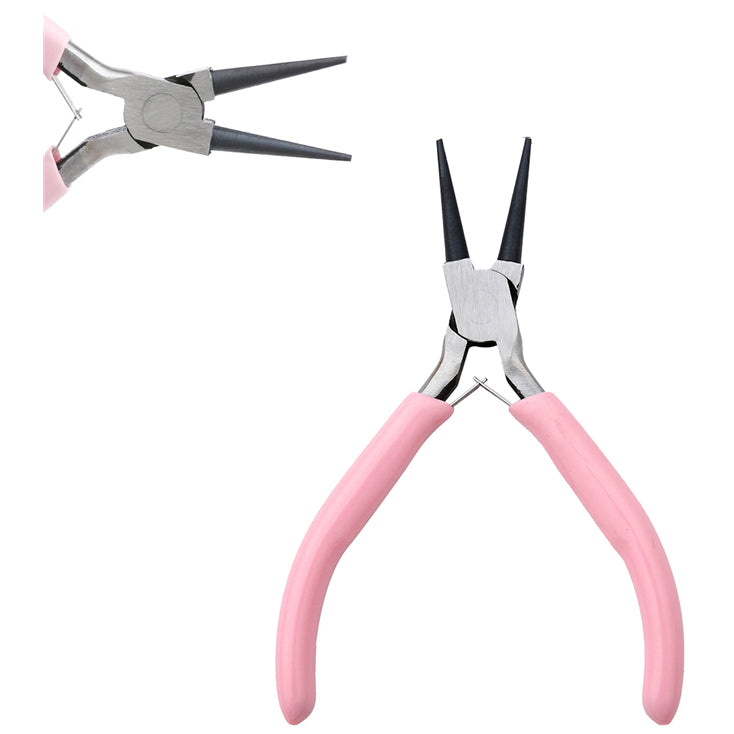 Jewelry Making Pliers and Wire Cutters Set with Round, Flat, Bent, Flush Cutting Tools