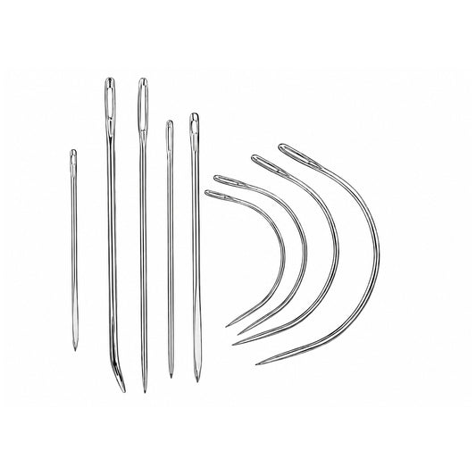 Heavy Duty Hand Sewing Needles Kit for Leather, Upholstery, Carpet, Canvas, and Home Repair Crafts