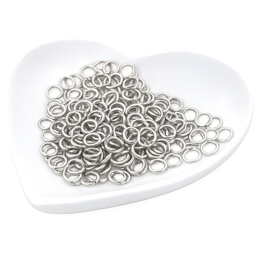 Open Jump Rings for Jewelry Making Earrings and Keychains for Crafts Repair Supplies, Pack of 300