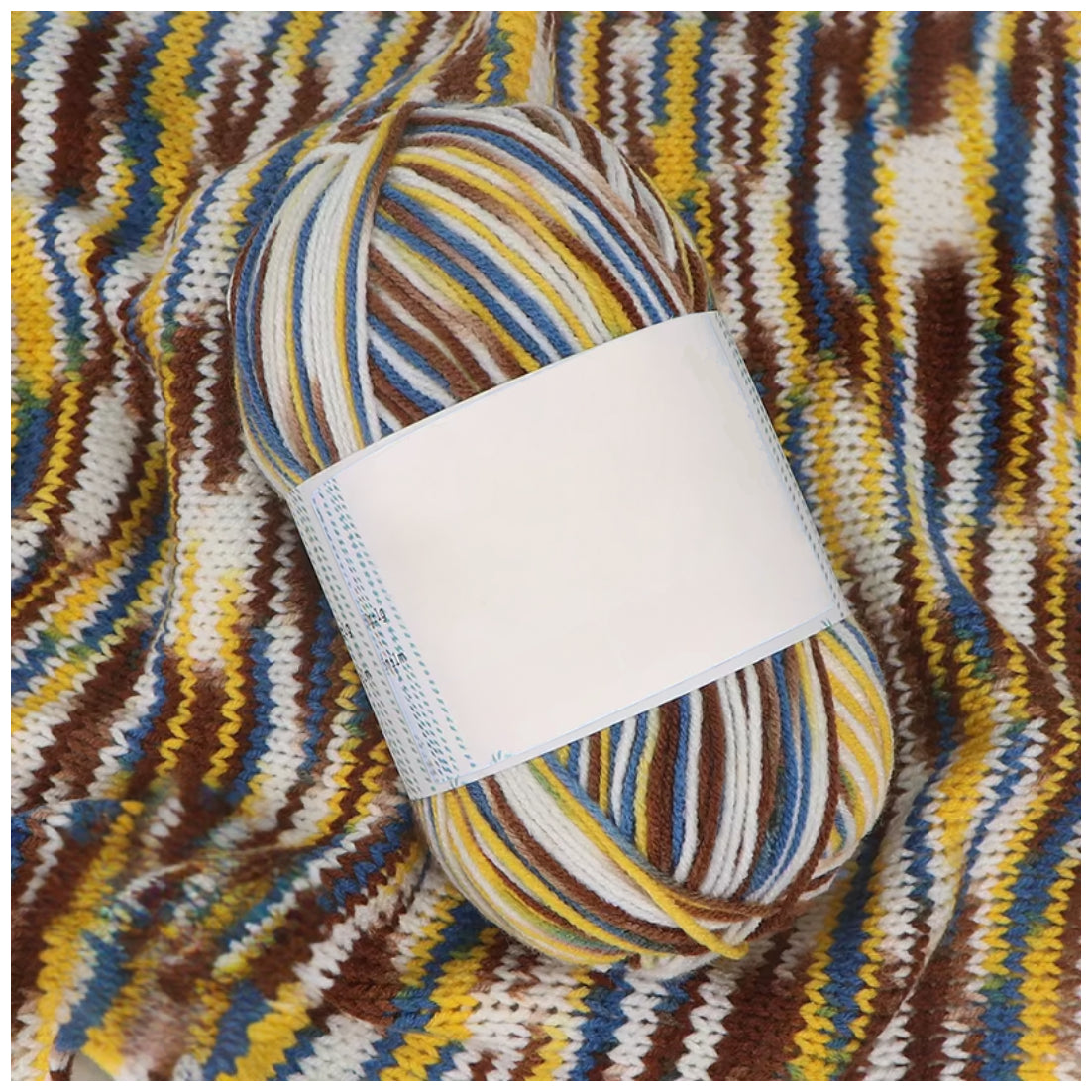 Soft Acrylic Variegated Baby Yarn – Fingering Weight for Knitting & Crochet, 50g/1.76oz 191 yards