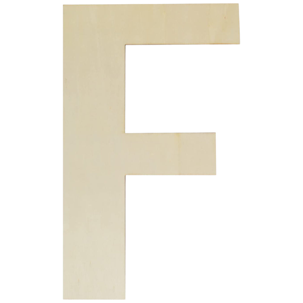 Unfinished Wooden Letter Style Surface for DIY Arts Crafts Home Decor Projects
