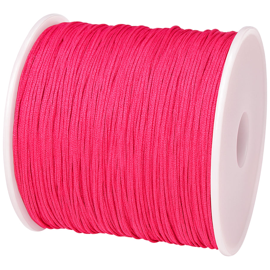 1mm Cotton Waxed Cord 175 Yards String for Jewelry Making, Beading, and Bracelets