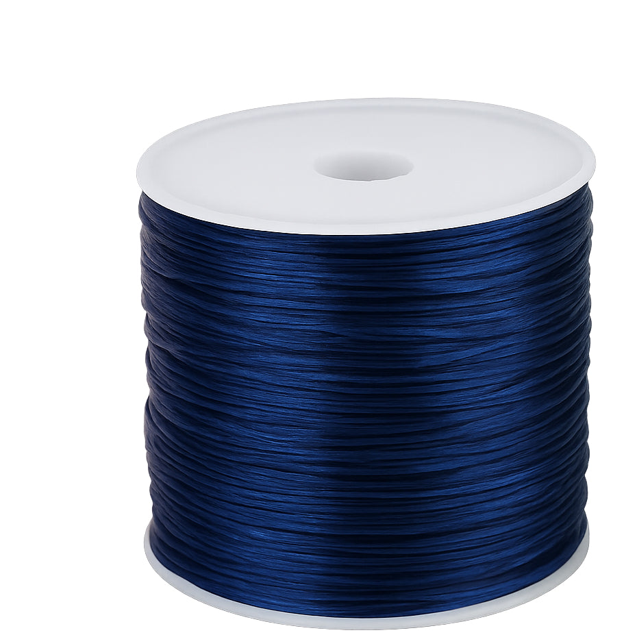 0.8mm Clear Crystal Elastic Beading Cord 197ft Stretch String for Bracelets and Jewelry Making