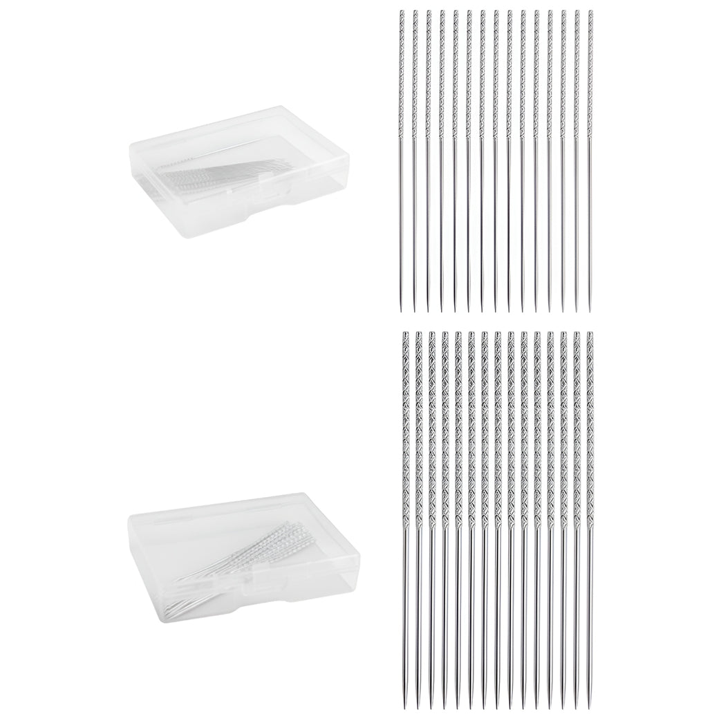 Nickel-Plated High Carbon Steel Snag Repair Tool for Knits, Sweaters, Upholstery, Drapes, and Woven Fabrics