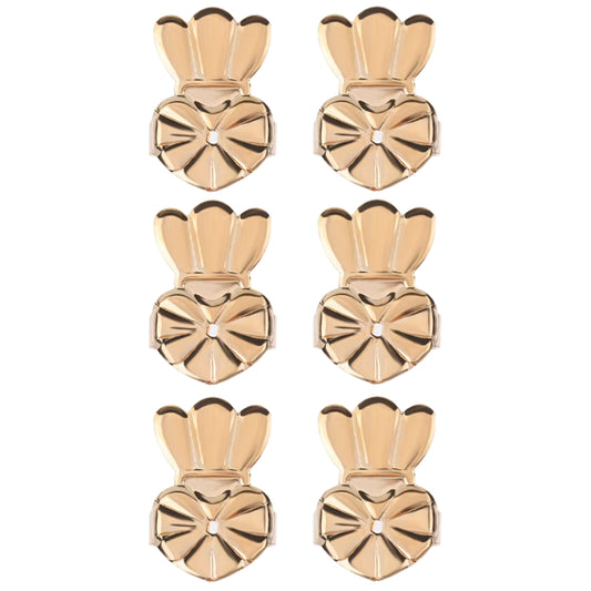 Clear Earlobe Support Backs for Drooping Ears, Lifts Heavy Earrings, Fits Standard 20G 0.8mm Posts, 3 Pairs