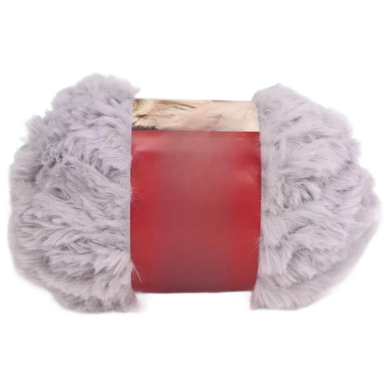 Luxurious Chunky Faux Fur Velvet Mink Yarn 100 Grams/3.53oz, 71.08 Yards for Knitting Fuzzy Clothes, Pillows and Decor
