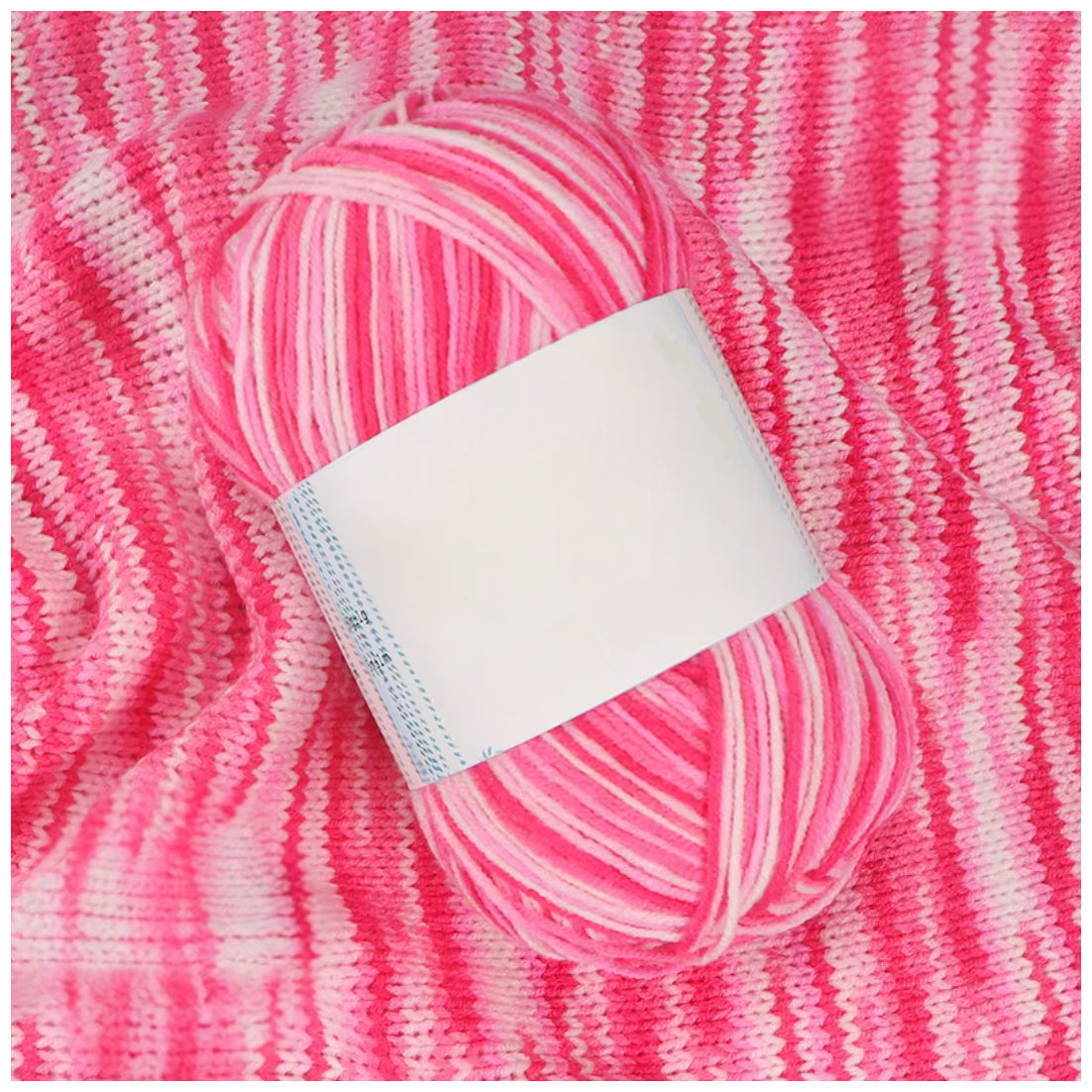 Soft Acrylic Variegated Baby Yarn – Fingering Weight for Knitting & Crochet, 50g/1.76oz 191 yards