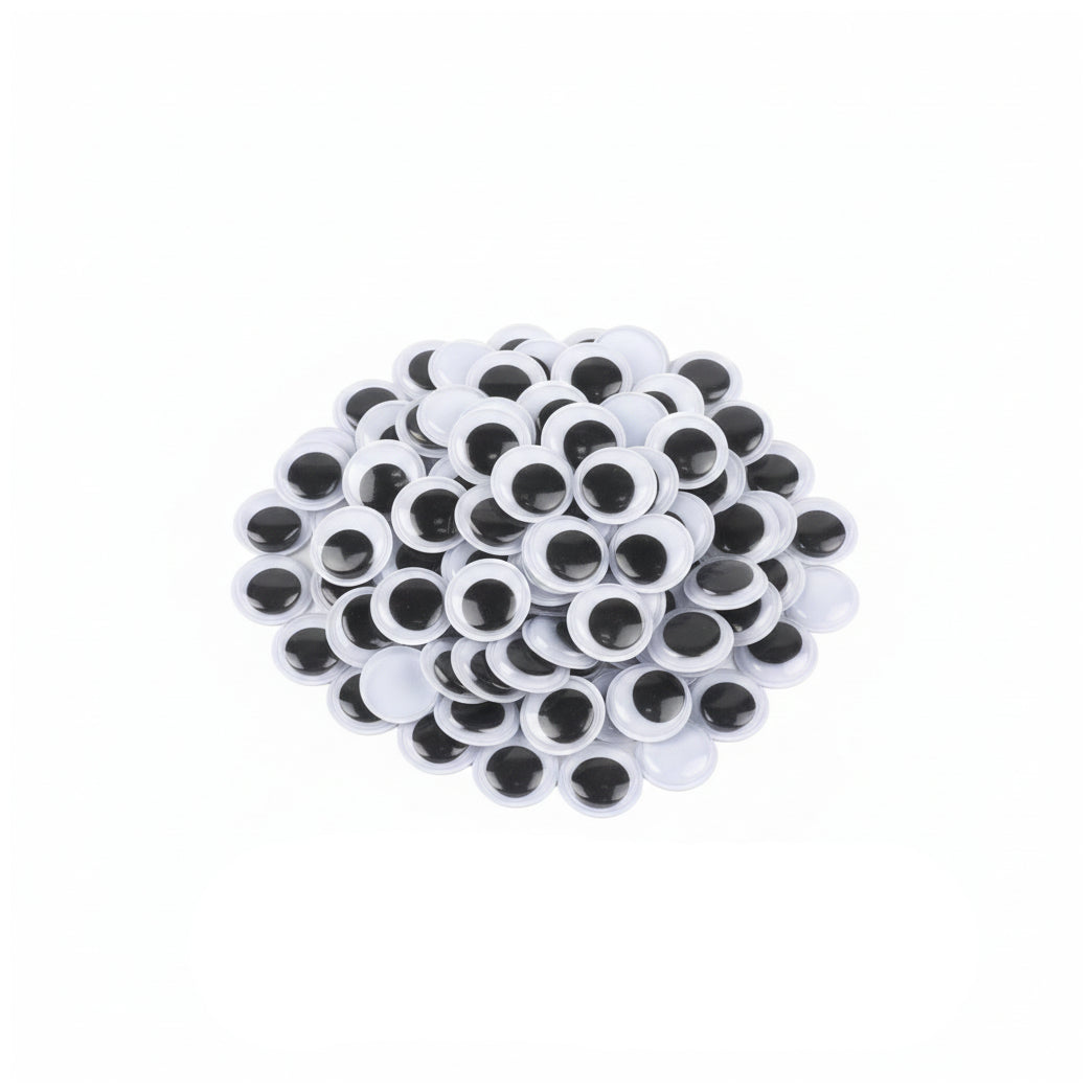 Large Self Adhesive Wiggle Googly Eyes for Crafts Halloween Decorations and DIY Projects