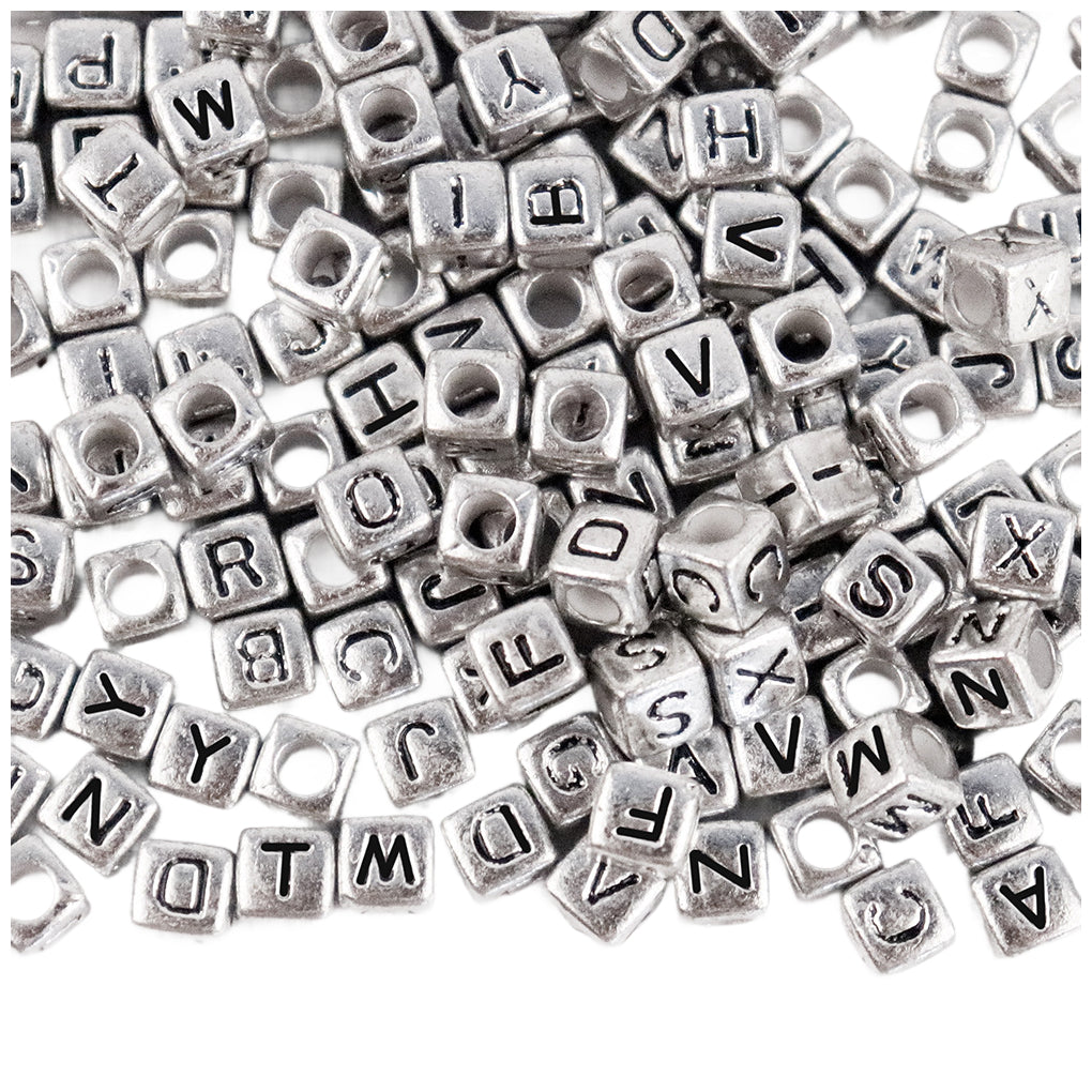 Alphabet Letter Beads 3000pcs 6mm for DIY Bracelets, Necklaces, Jewelry Making, and Crafts