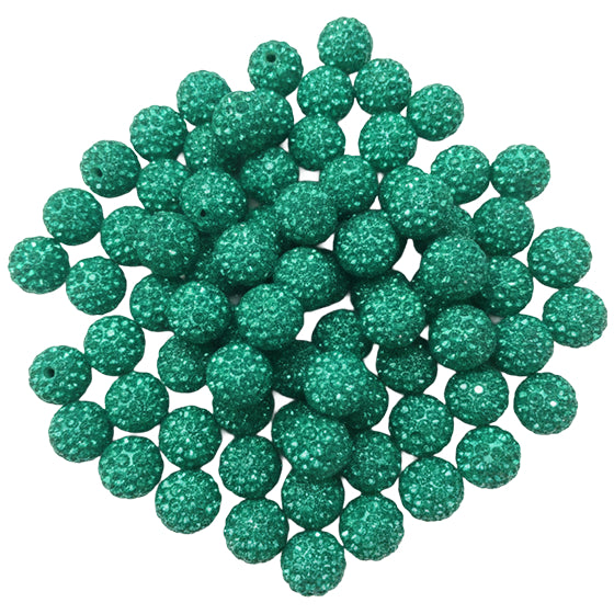 Sparkle Rhinestone Clay Beads Round Disco Spacer Beads for Jewelry Making, Bracelets, Earrings and DIY Craft Projects