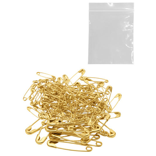 Safety Pins Nickel Plated Steel Rust Resistant Bulk Set for Clothes Sewing Crafts and Art Use