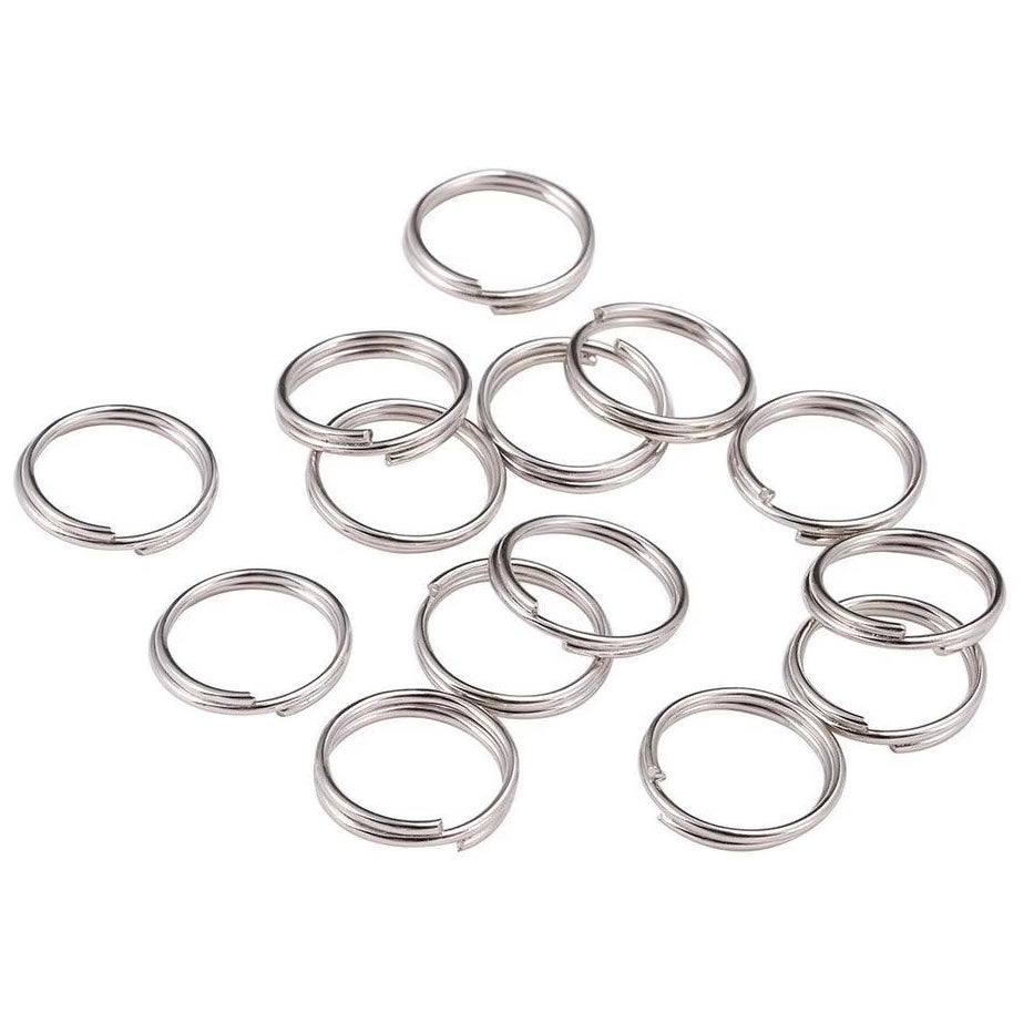 5.8mm Mini Double Loop Split Jump Rings for Jewelry, Keychains, and DIY Crafts, Pack of 200