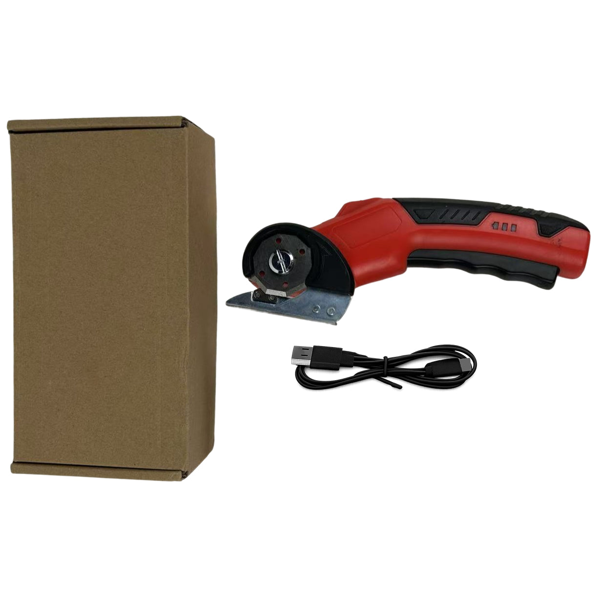 Cordless Electric Scissors Cardboard Cutter Heavy Duty Box Carpet Plastic Leather Cutting Tool Gift