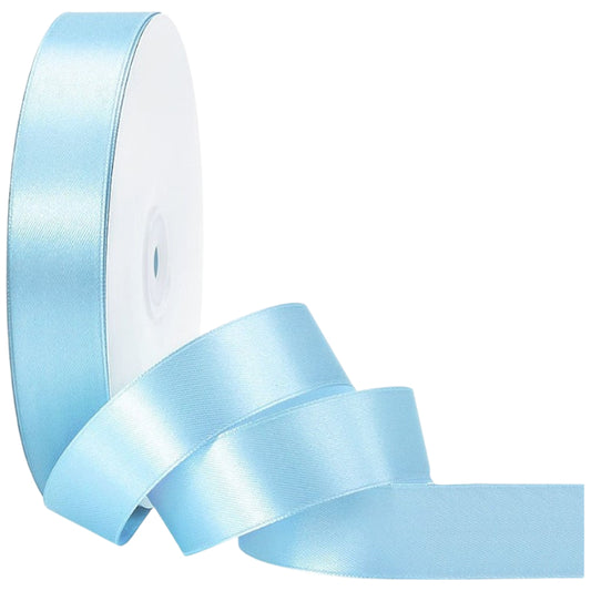 1 Inch Black Satin Ribbon for Gift Wrapping, Crafts, Hair Bows, and Party Decorations