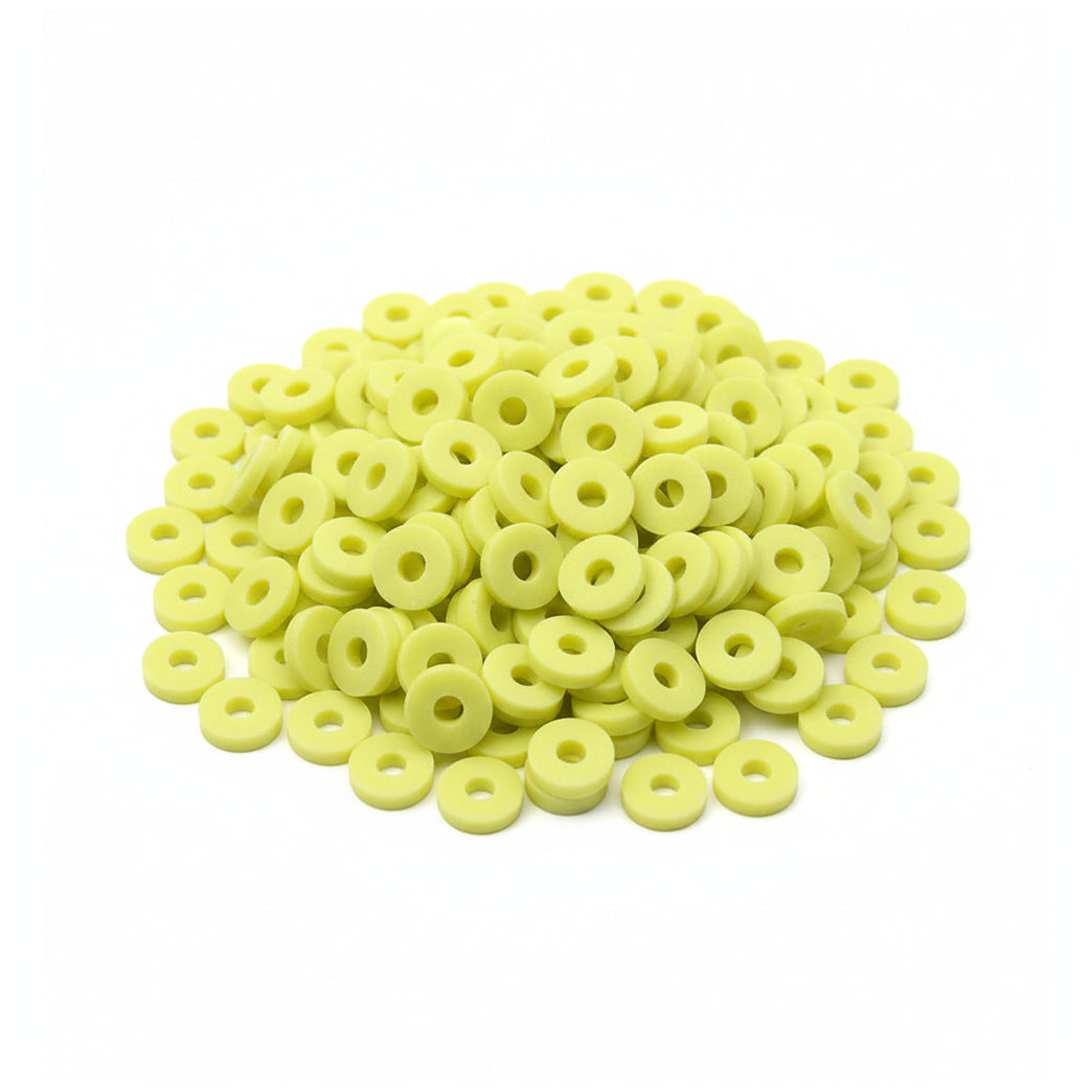 6mm Clay Beads for DIY Bracelet Necklace and Jewelry Making, Pack of 2000