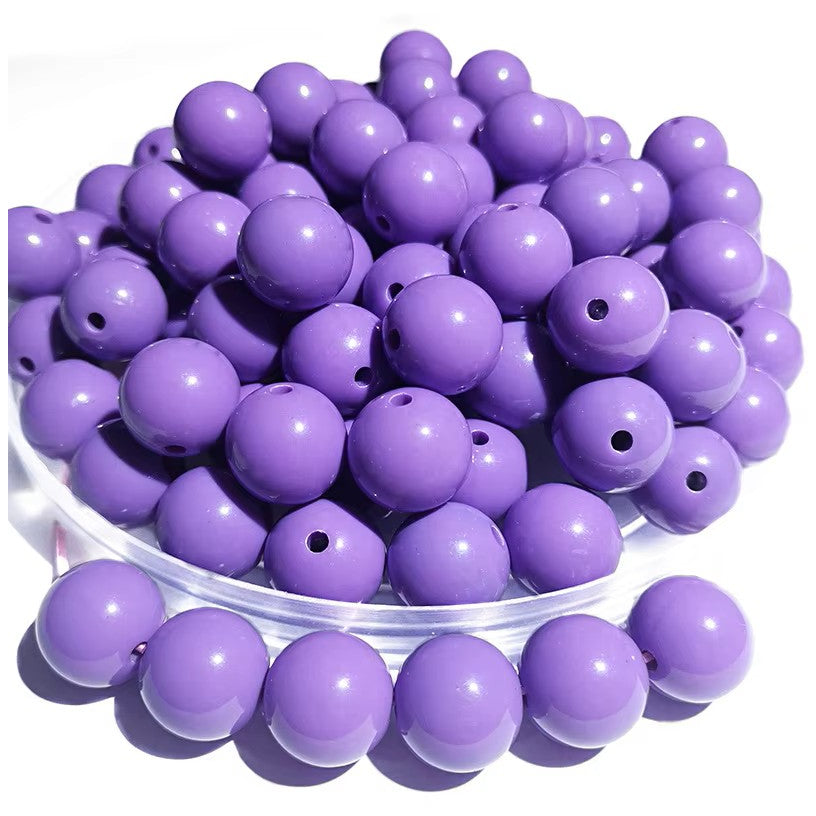 6mm Matte Acrylic Round Beads for Jewelry Making, Bracelets, Necklaces, and DIY Crafts, Pack of 4300