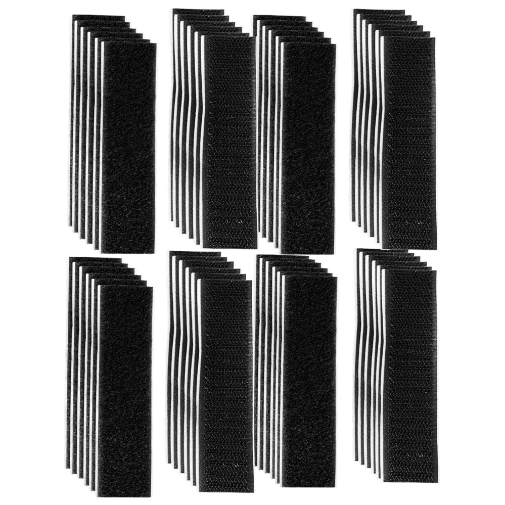 Heavy Duty Adhesive Hook and Loop Fastener Strips Double Sided Strong Backing for Home Office School