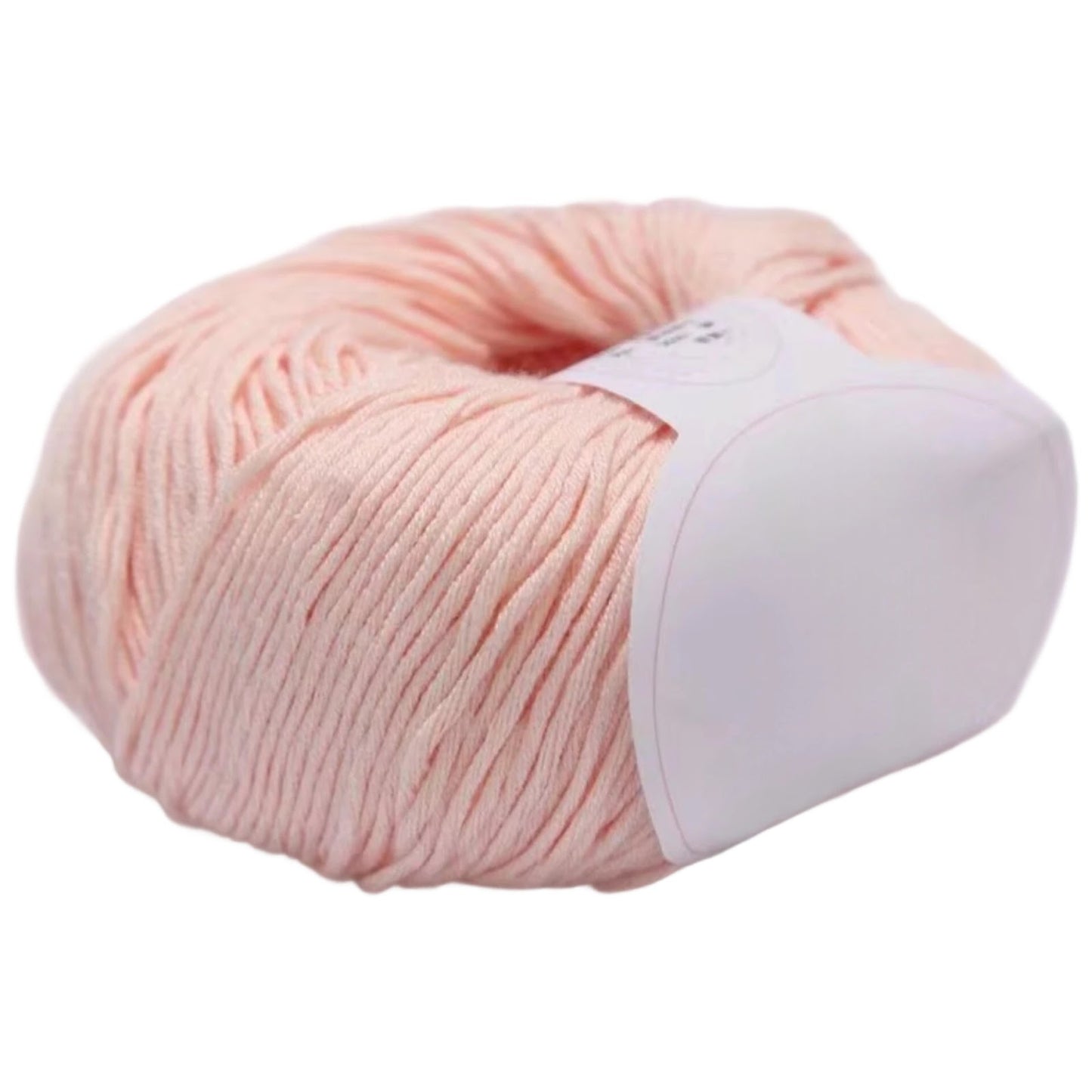 Pure Cotton Yarn 10 Strand Medium 3.5mm for Baby Crochet and Children Craft Projects, 50 Grams/1.76oz 153.11 Yards
