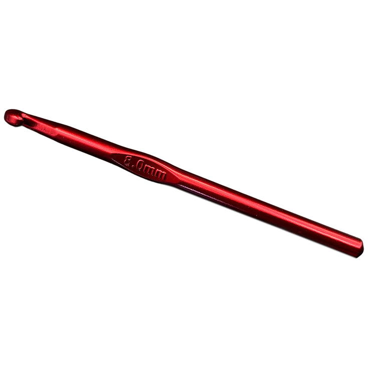 Lightweight Aluminum Crochet Hooks Set with Ergonomic Grip for DIY Knitting and Craft Projects