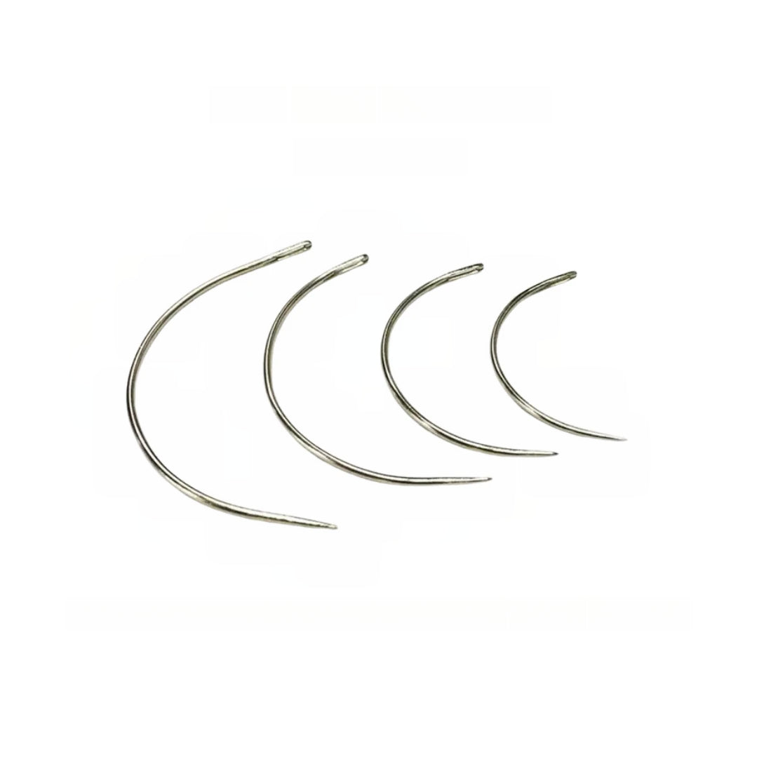 Curved Sewing and Leather Needles for Repairing Carpet, Canvas, Knitting, and Crafts