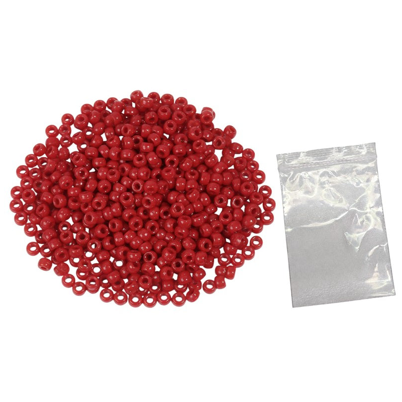 Plastic Pony Beads for Bracelets, Hair Braids, Jewelry Making and DIY Craft Projects