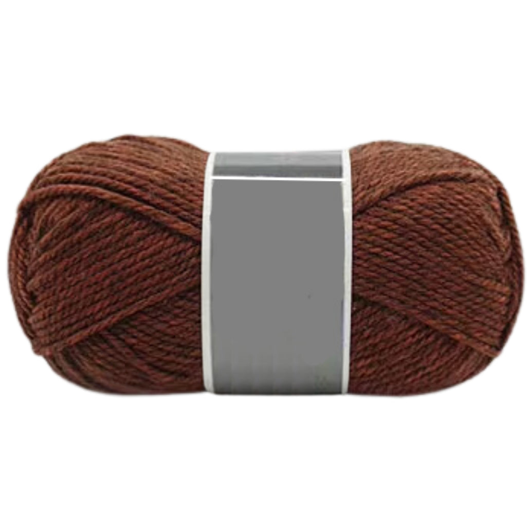 Bulky Merino Wool and Acrylic Blended Knitting Yarn for Craft Projects, 100 Grams/3.53oz 120 Yards