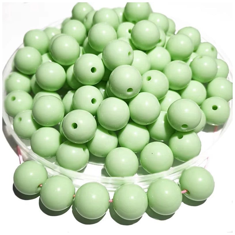 6mm Matte Acrylic Round Beads for Jewelry Making, Bracelets, Necklaces, and DIY Crafts, Pack of 4300