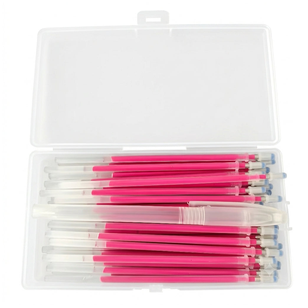 Heat Erasable Fabric Marking Pens with Refills for Quilting, Sewing, Dressmaking and DIY Tailoring