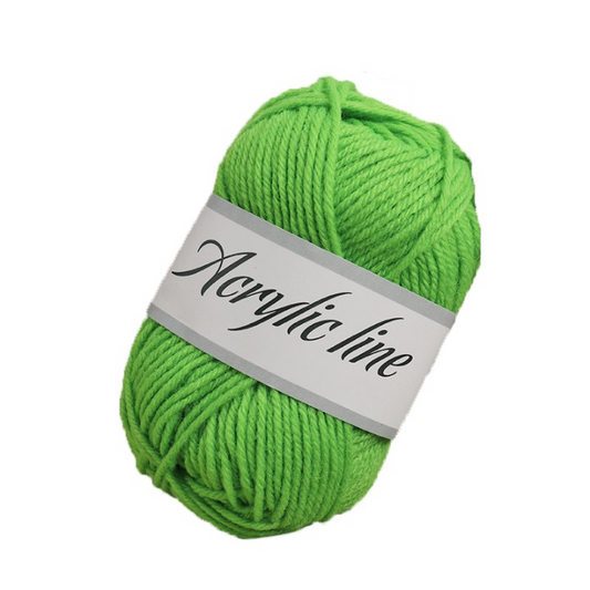 Yellowish Green Acrylic Yarn for Arts & Crafts, Knitting, Crochet,  #4 Worsted Weight (100 Yard Skein)